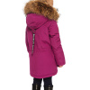 Теплая зимняя куртка UMKA для девочек. Цвет: Розовый