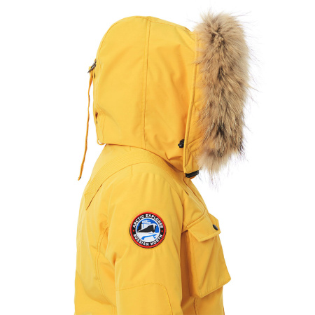 Универсальная повседневная детская парка UMI. Цвет: Желтый