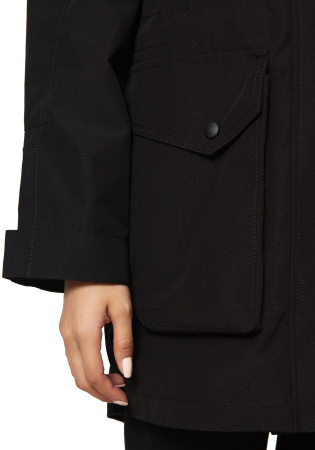 Женская куртка ORA, защита от ветра и дождя. Цвет: Черный