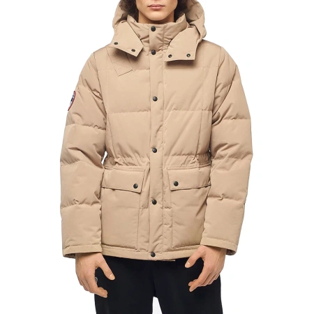 Стеганая пуховая женская куртка GAZ Бежевый