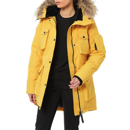 Универсальная повседневная детская парка UMI. Цвет: Желтый